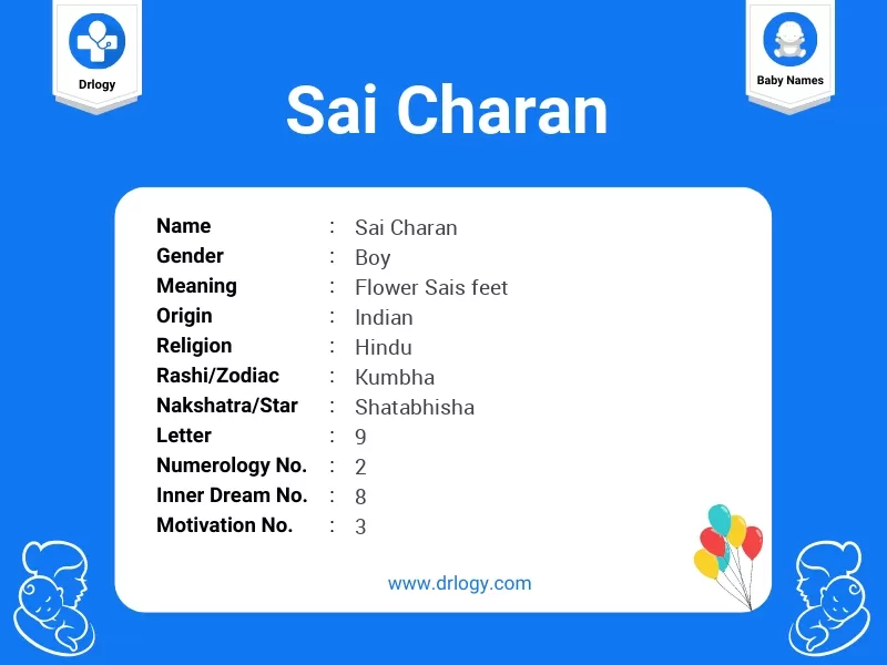 Sai Charan Name Meaning